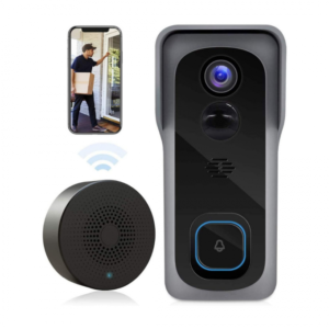 La sonnette sans fil une solution pratique pour surveiller votre domicile. Facile à installer et permet de communiquer avec les visiteurs à distance.
